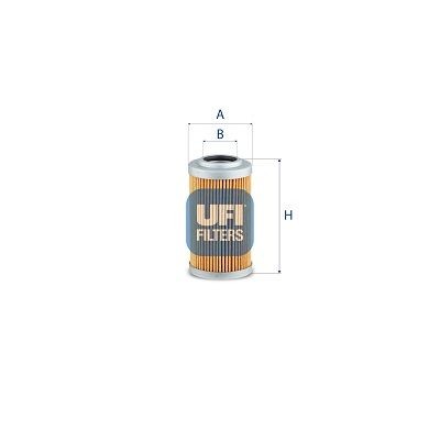 UFI Filter Insert Inner Diameter 2: 21,5mm, Ø: 42,9mm, Height: 87mm Oil filters 25.682.00 buy