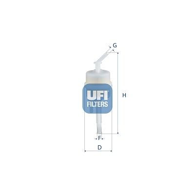 UFI 27.H07.00 Filter, fuel tank bleeding 000 476 01 19