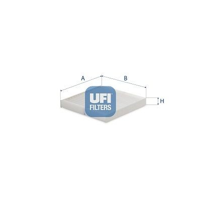 UFI 53.532.00 Pollen filter Filter Insert, 149 mm x 148 mm x 20 mm