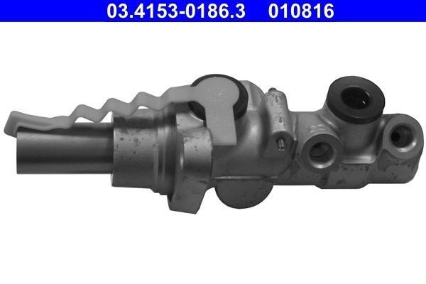 03.4153-0186.3 ATE Brake master cylinder DACIA Number of connectors: 2, Ø: 23,8 mm, M12x1