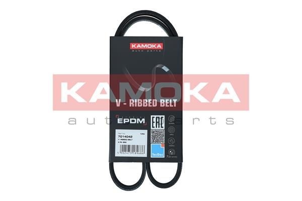 7014042 KAMOKA Alternator belt SUBARU 890mm, 4, EPDM (ethylene propylene diene Monomer (M-class) rubber)