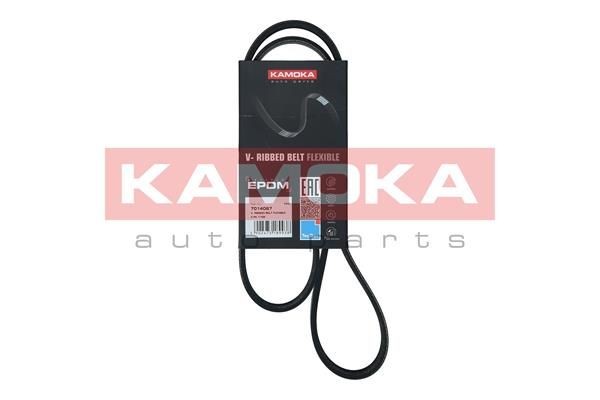 7014067 KAMOKA Alternator belt FIAT 1102mm, 4, EPDM (ethylene propylene diene Monomer (M-class) rubber), Elastic