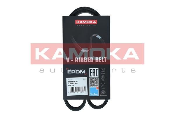 7015009 KAMOKA Alternator belt NISSAN 775mm, 5, EPDM (ethylene propylene diene Monomer (M-class) rubber)