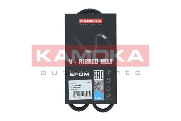 7016004 KAMOKA Alternator belt FIAT 730mm, 6, EPDM (ethylene propylene diene Monomer (M-class) rubber)
