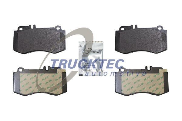02.35.481 TRUCKTEC AUTOMOTIVE Brake pad set MERCEDES-BENZ Front Axle