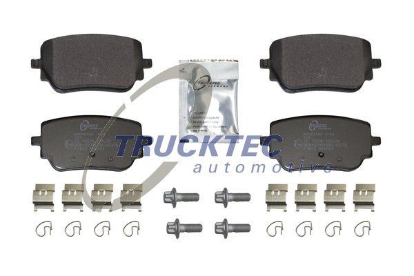 TRUCKTEC AUTOMOTIVE 02.35.625 Brake pad set A0004205803