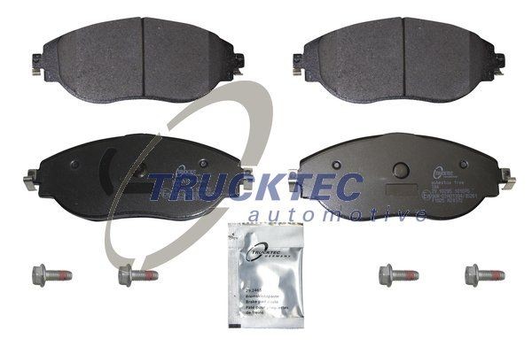 Volkswagen GOLF Set of brake pads 19172908 TRUCKTEC AUTOMOTIVE 07.35.330 online buy