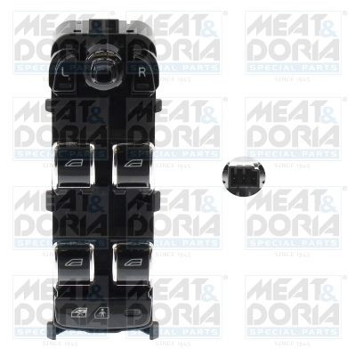 MEAT & DORIA Left Front Switch, window regulator 26660 buy