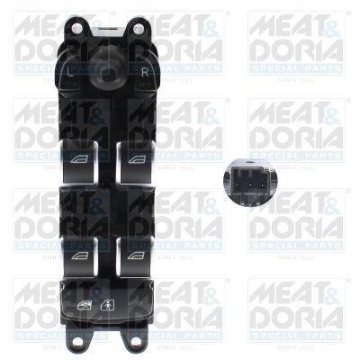 MEAT & DORIA Left Front Switch, window regulator 26668 buy