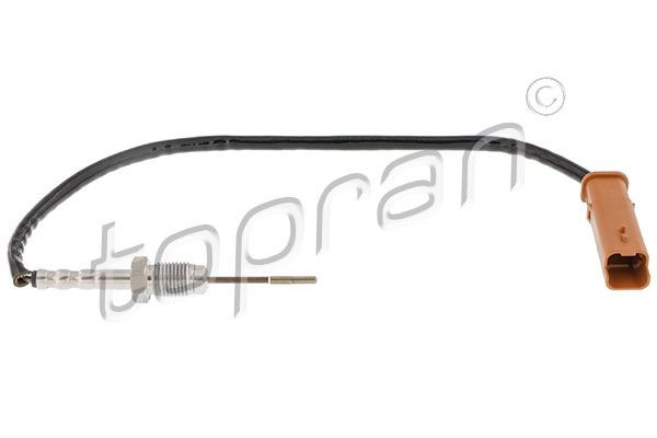 638 590 001 TOPRAN before soot particulate filter, with cable, for round cable Exhaust sensor 638 590 buy