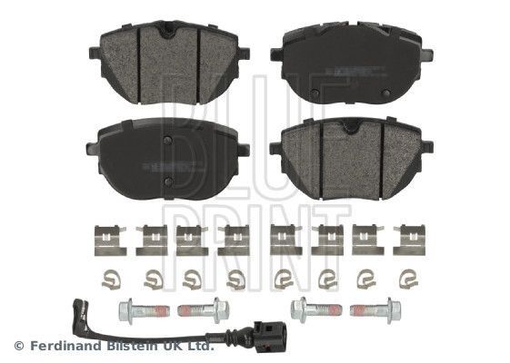 26268 BLUE PRINT Front Axle, incl. wear warning contact, with fastening material Width: 72, 70mm, Thickness 1: 18mm Brake pads ADBP420094 buy