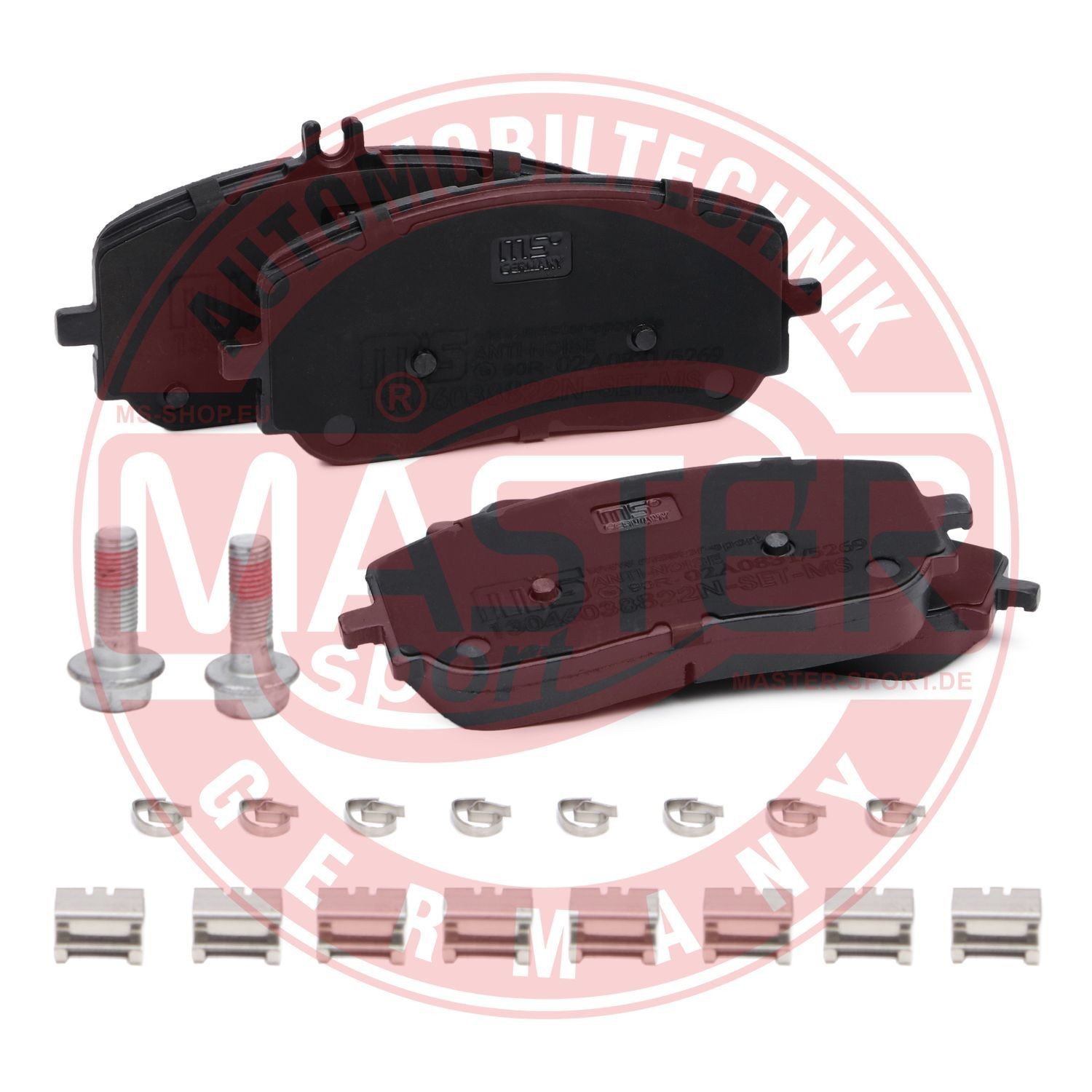 13046038822NSETMS Disc brake pads Premium MASTER-SPORT AB236038822 review and test