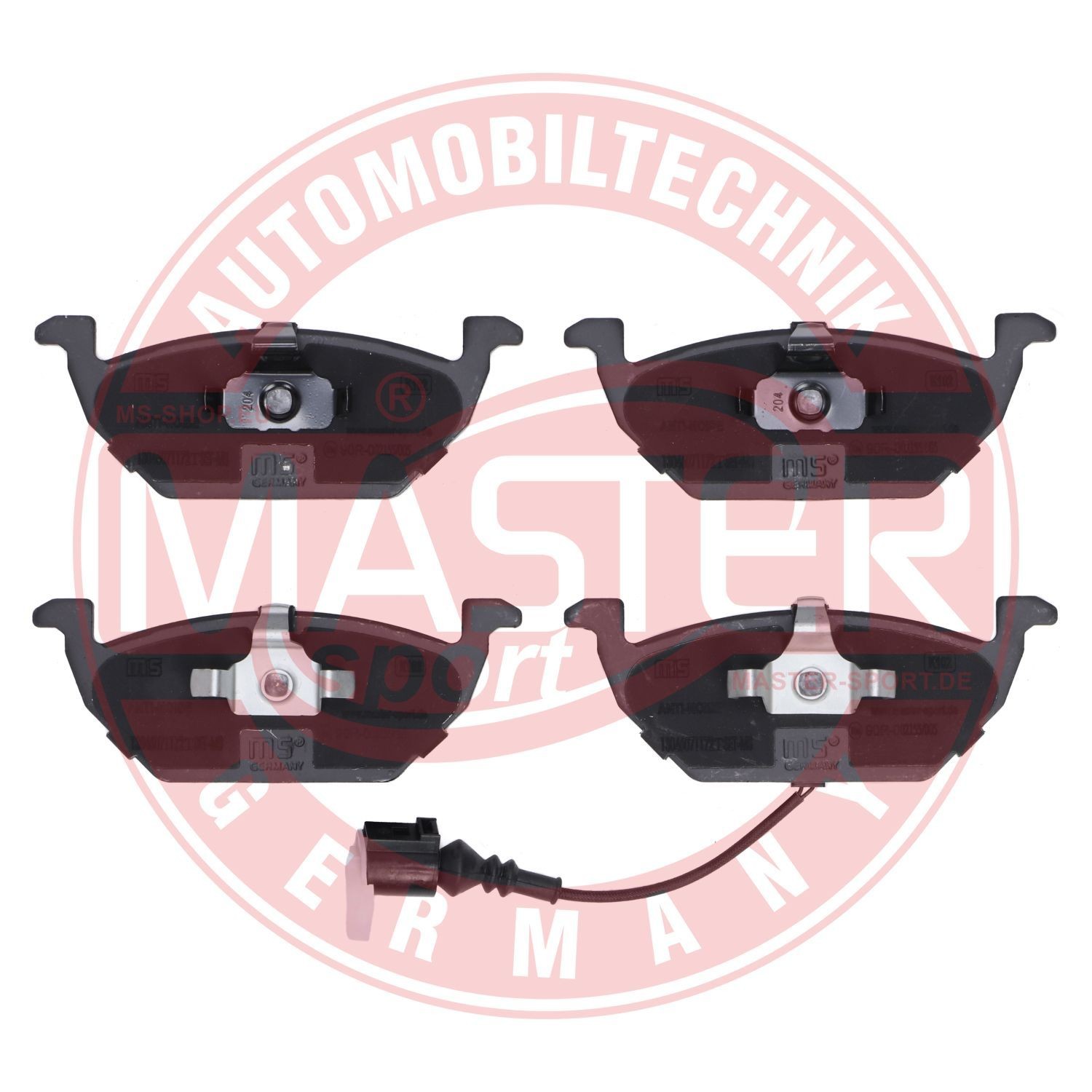 MASTER-SPORT Brake pad kit 13046071172T-SET-MS