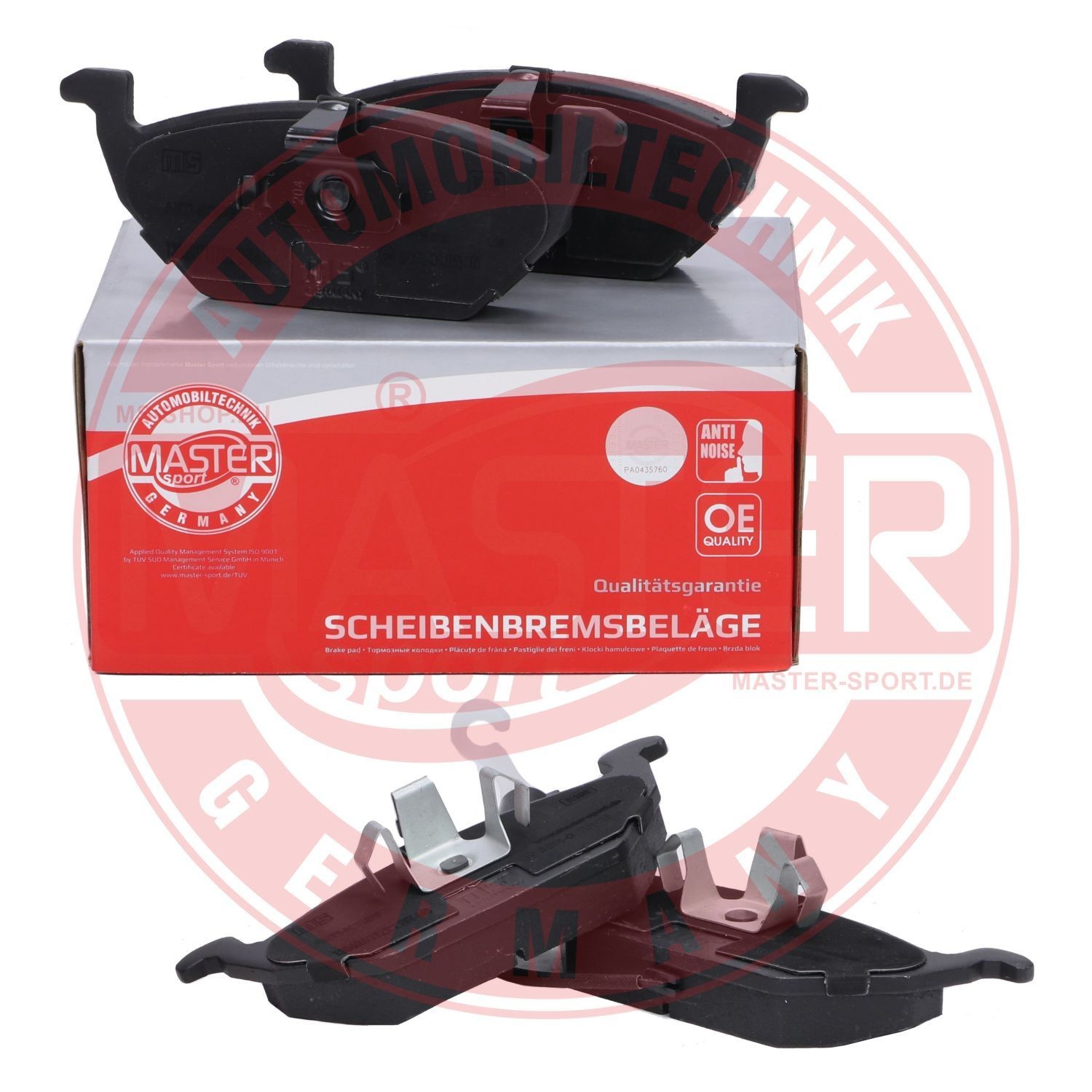 13046071172TSETMS Disc brake pads MASTER-SPORT 23131 review and test