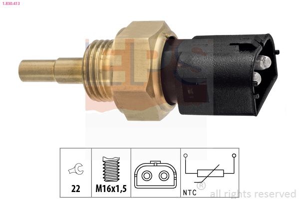 EPS 1.830.413 Sensor, Kühlmitteltemperatur für VOLVO F 12 LKW in Original Qualität