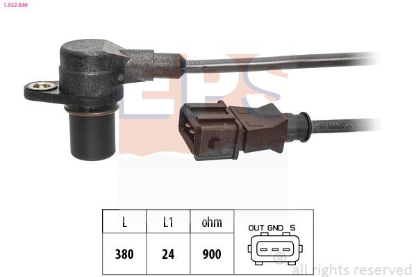 EPS 1.953.846 Sensor, Drehzahl für DAF 95 XF LKW in Original Qualität