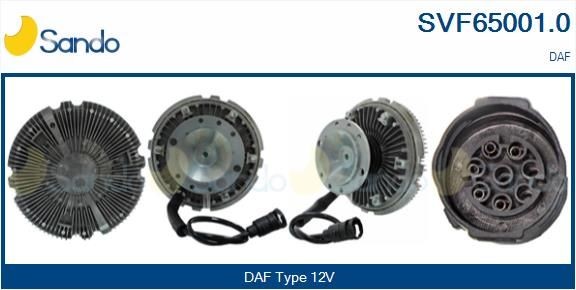 SANDO SVF65001.0 Fan clutch 1666 157