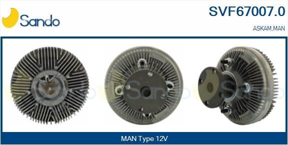 SANDO SVF67007.0 Fan, radiator 51 06630 0071