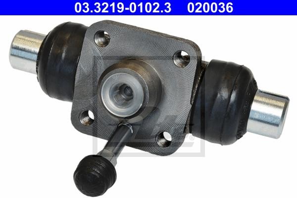 Original PORSCHE Drum brake kit ATE 03.3219-0102.3