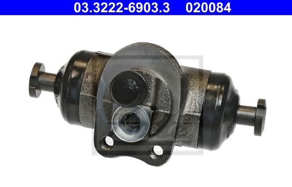 ATE 03.3222-6903.3 Wheel Brake Cylinder 22,2 mm, Grey Cast Iron