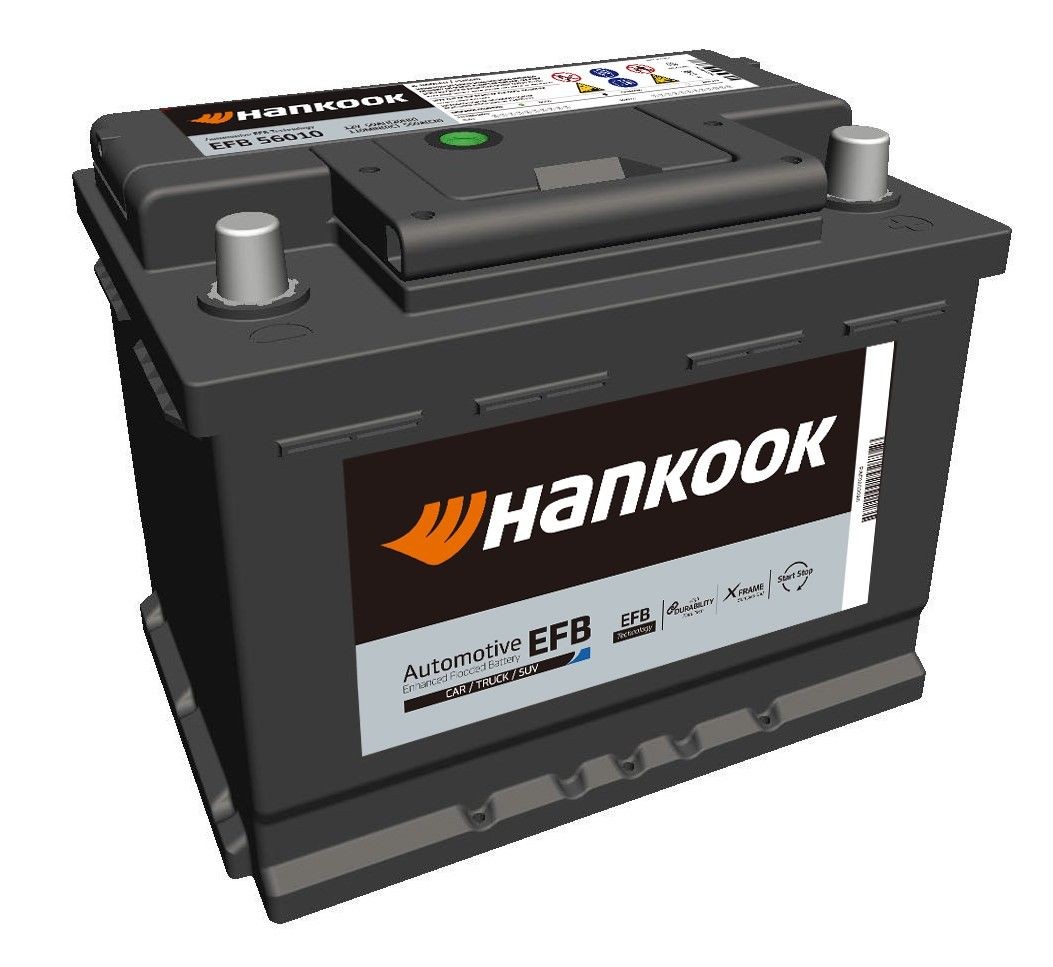 Skoda KAMIQ Starterbatterie Autoteile - Batterie Hankook EFB 56030