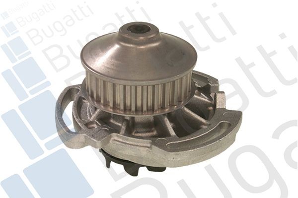 Water pumps BUGATTI Number of Teeth: 30, with seal ring, Mechanical, Grey Cast Iron, Water Pump Pulley Ø: 75 mm, for timing belt drive - PA8702