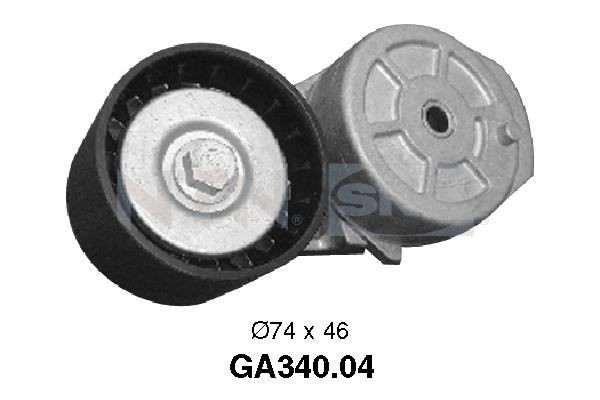 SNR GA340.04 Tensioner pulley 504046191