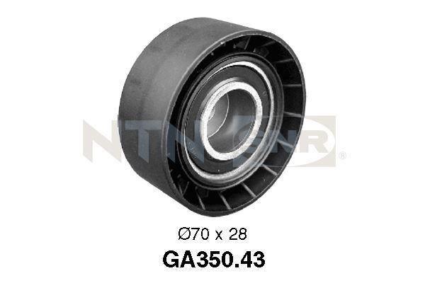 SNR GA350.43 Deflection / Guide Pulley, v-ribbed belt 11 28 1 704 500