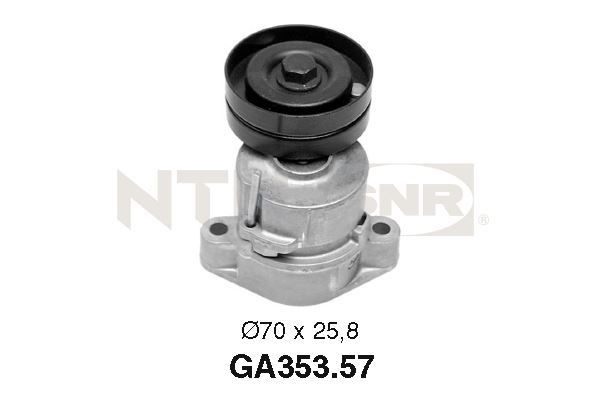 SNR Tensioner pulley OPEL Astra F Classic Saloon (T92) new GA353.57