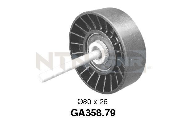 SNR GA358.79 Deflection / Guide Pulley, v-ribbed belt