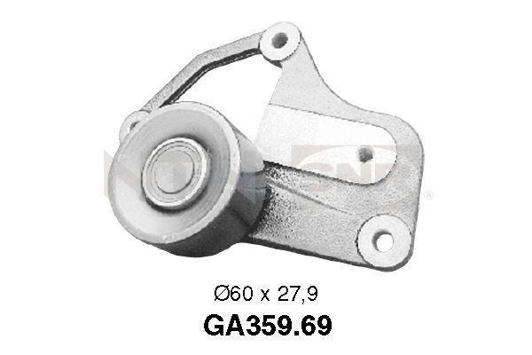 SNR GA359.69 Deflection / Guide Pulley, v-ribbed belt