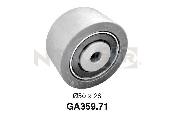 SNR GA359.71 Deflection / Guide Pulley, v-ribbed belt