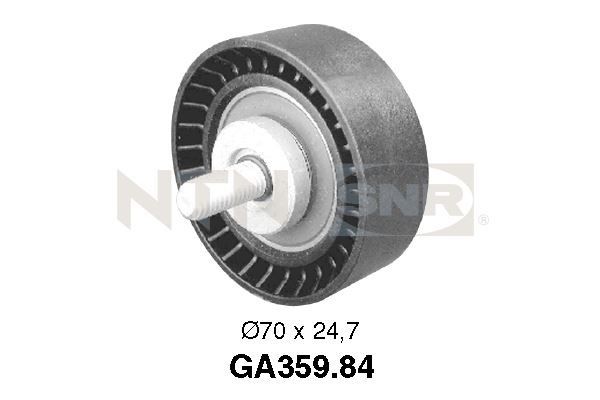 SNR GA359.84 Deflection / Guide Pulley, v-ribbed belt 16 138 376 80