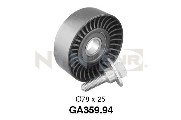 SNR GA359.94 Deflection / Guide Pulley, v-ribbed belt 5751 60