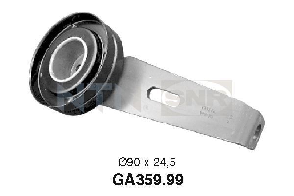 SNR Ø: 90mm Tensioner pulley, v-ribbed belt GA359.99 buy