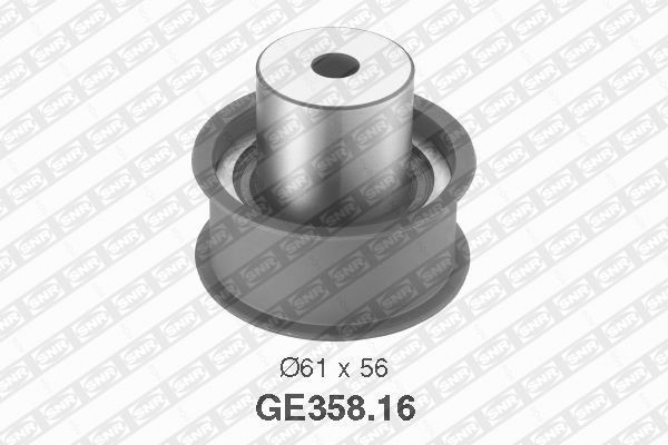 SNR Deflection & guide pulley, timing belt GE358.16 buy