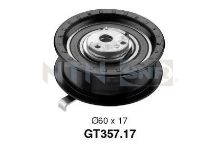 SNR GT357.17 Timing belt tensioner pulley MERCEDES-BENZ C-Class 2002 in original quality