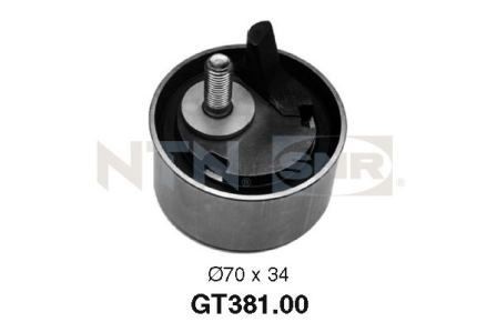 SNR GT381.00 Timing belt tensioner pulley