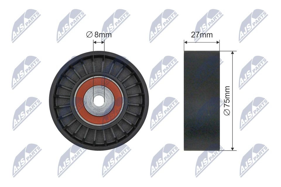 Great value for money - NTY Tensioner pulley RNK-AU-084