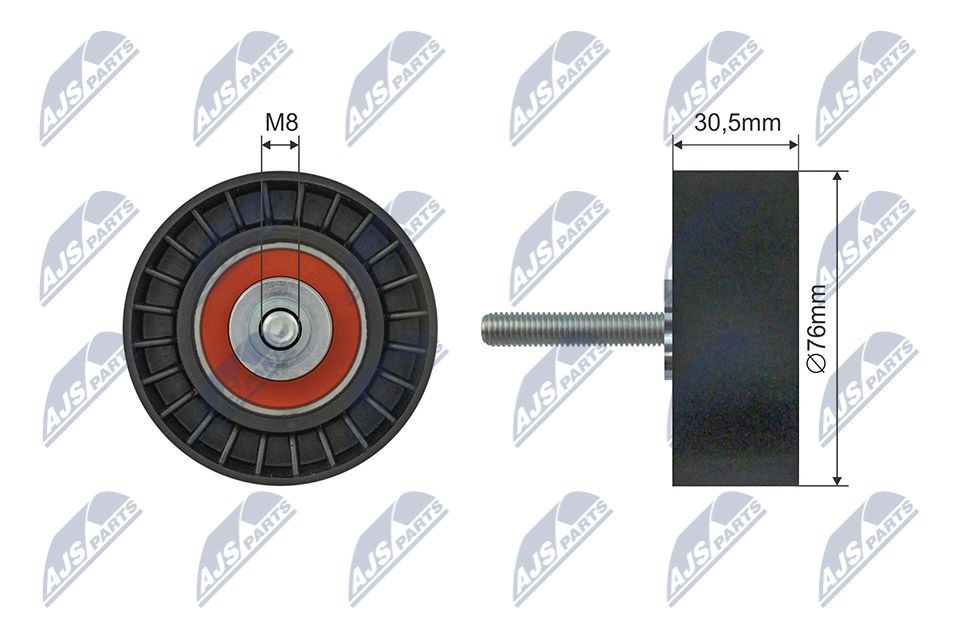 NTY RNK-FR-059 Tensioner pulley 1S7Q-19A216-AD
