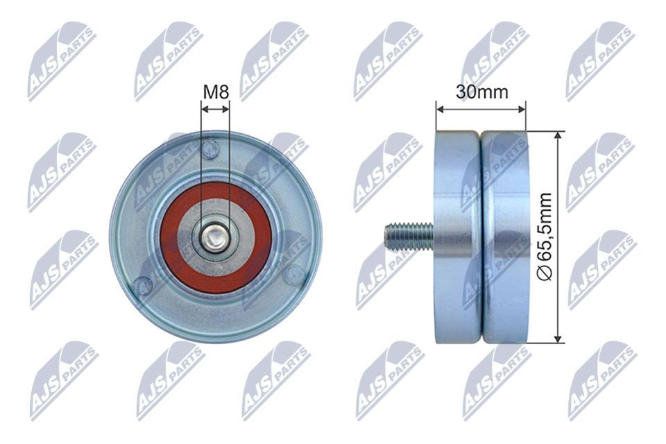 NTY RNK-ME-068 Tensioner pulley A 611 200 0670