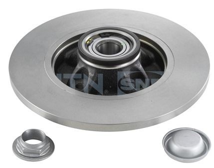 SNR 268x12mm, 4, solid, Painted Ø: 268mm, Num. of holes: 4, Brake Disc Thickness: 12mm Brake rotor KF159.60U buy