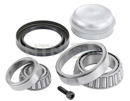 Wheel bearings SNR with rubber mount, with integrated magnetic sensor ring, 45 mm - R151.38