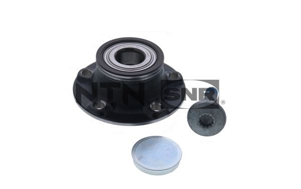 R154.54 Hub bearing & wheel bearing kit R154.54 SNR with rubber mount, with integrated magnetic sensor ring, 136 mm