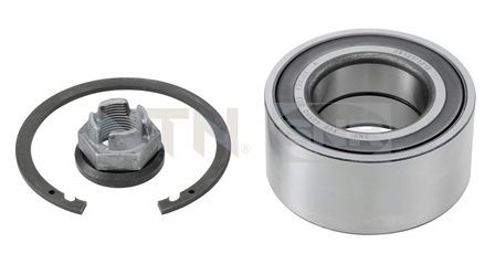 R155.92 SNR Wheel hub assembly RENAULT with rubber mount, with integrated magnetic sensor ring, 83 mm