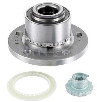 R157.32 Hub bearing & wheel bearing kit R157.32 SNR with rubber mount, with integrated magnetic sensor ring, 72 mm