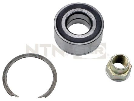 R158.44 SNR Wheel bearings ALFA ROMEO with rubber mount, with integrated magnetic sensor ring, 72 mm