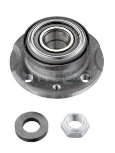 R158.47 SNR Wheel hub assembly FIAT with rubber mount, with integrated magnetic sensor ring, 117 mm