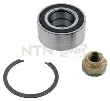 R158.55 SNR Wheel bearings ALFA ROMEO with rubber mount, with integrated magnetic sensor ring, 82 mm