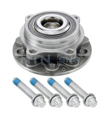 R160.34 SNR Wheel bearings ALFA ROMEO with rubber mount, with integrated magnetic sensor ring, 135 mm